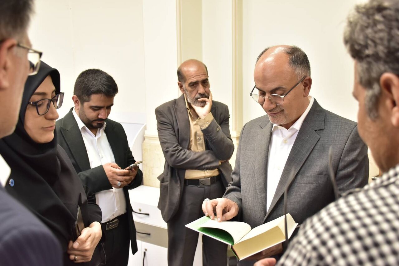 افتتاح بخش پژوهشگران کتابخانه علامه شهیدی با حضور مشاور وزیر فرهنگ و ارشاد اسلامی