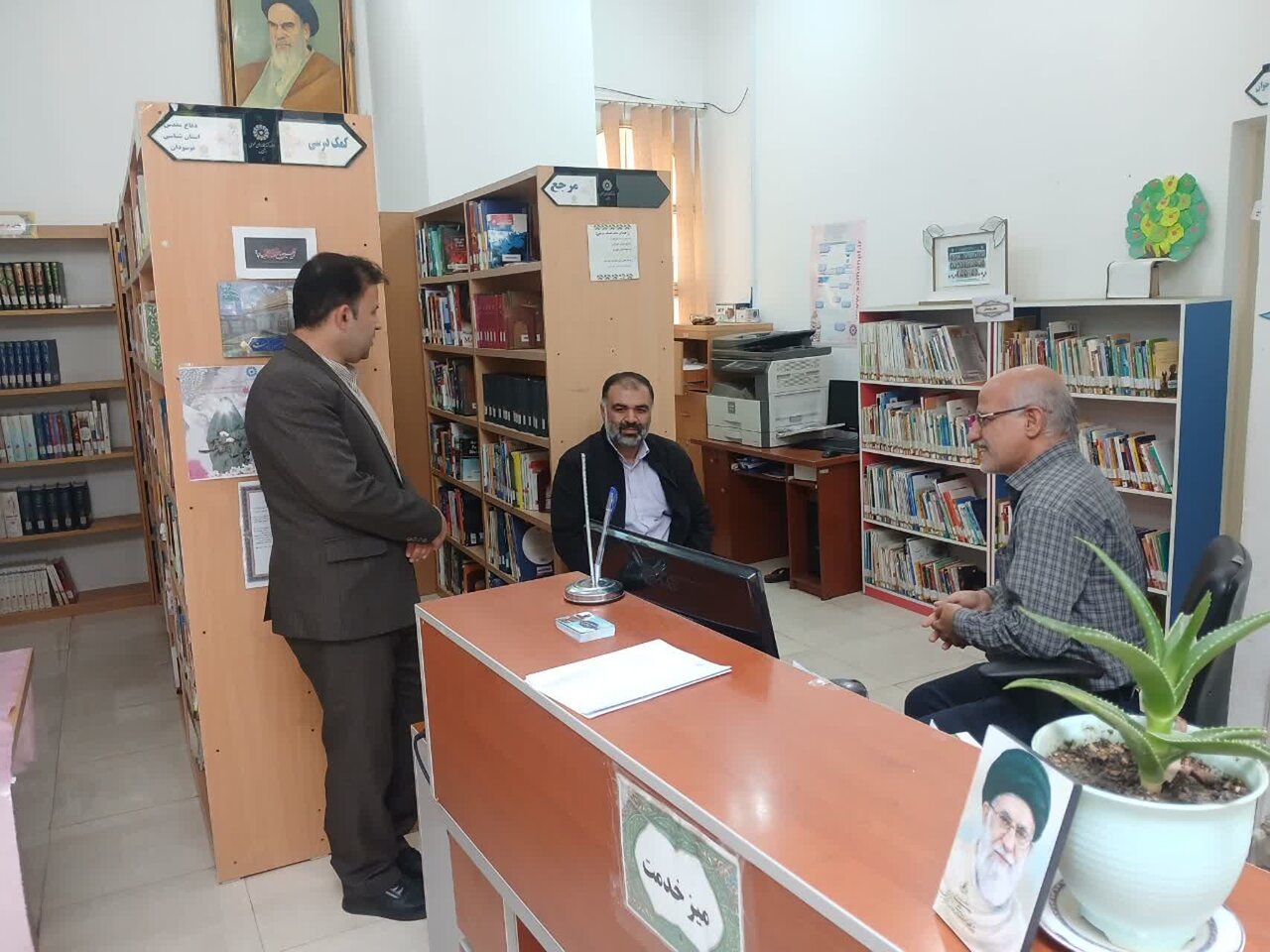 مدیرکل کتابخانه‌های‌عمومی استان البرز از کتابخانه‌های‌ شهرستان اشتهارد بازدید کرد