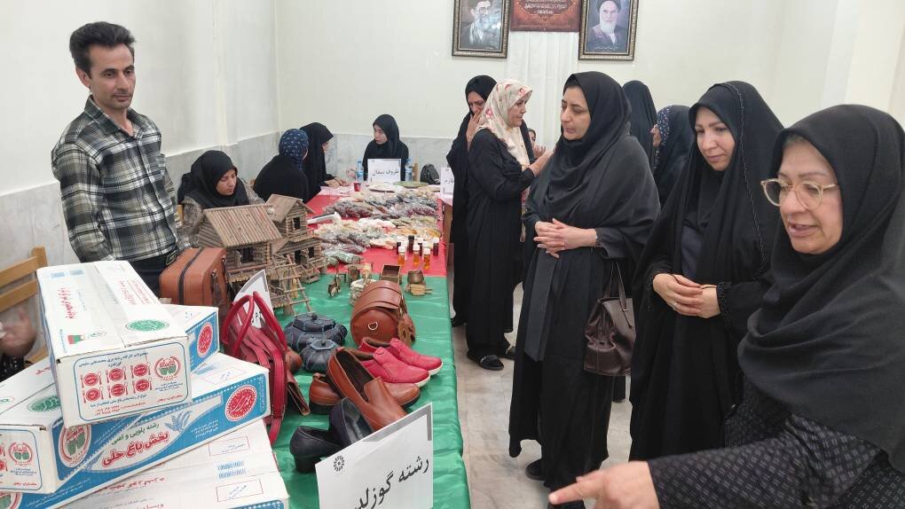 نمایشگاه صنایع دستی «اهالی کتاب» در کتابخانه ولیعصر(عج) سلطانیه برگزار شد