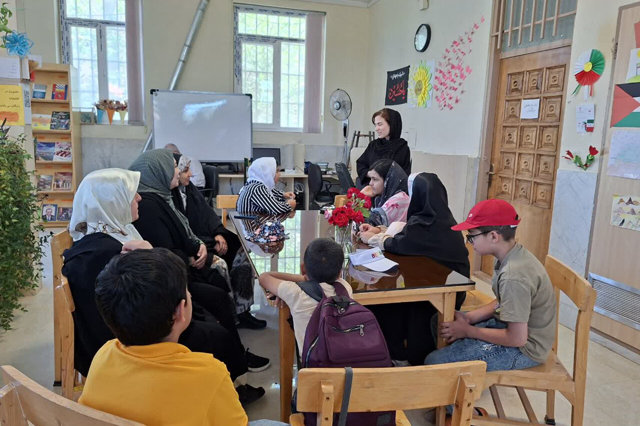 به استقبال تابستانی پرنشاط در کتابخانه واران روستای جاسب