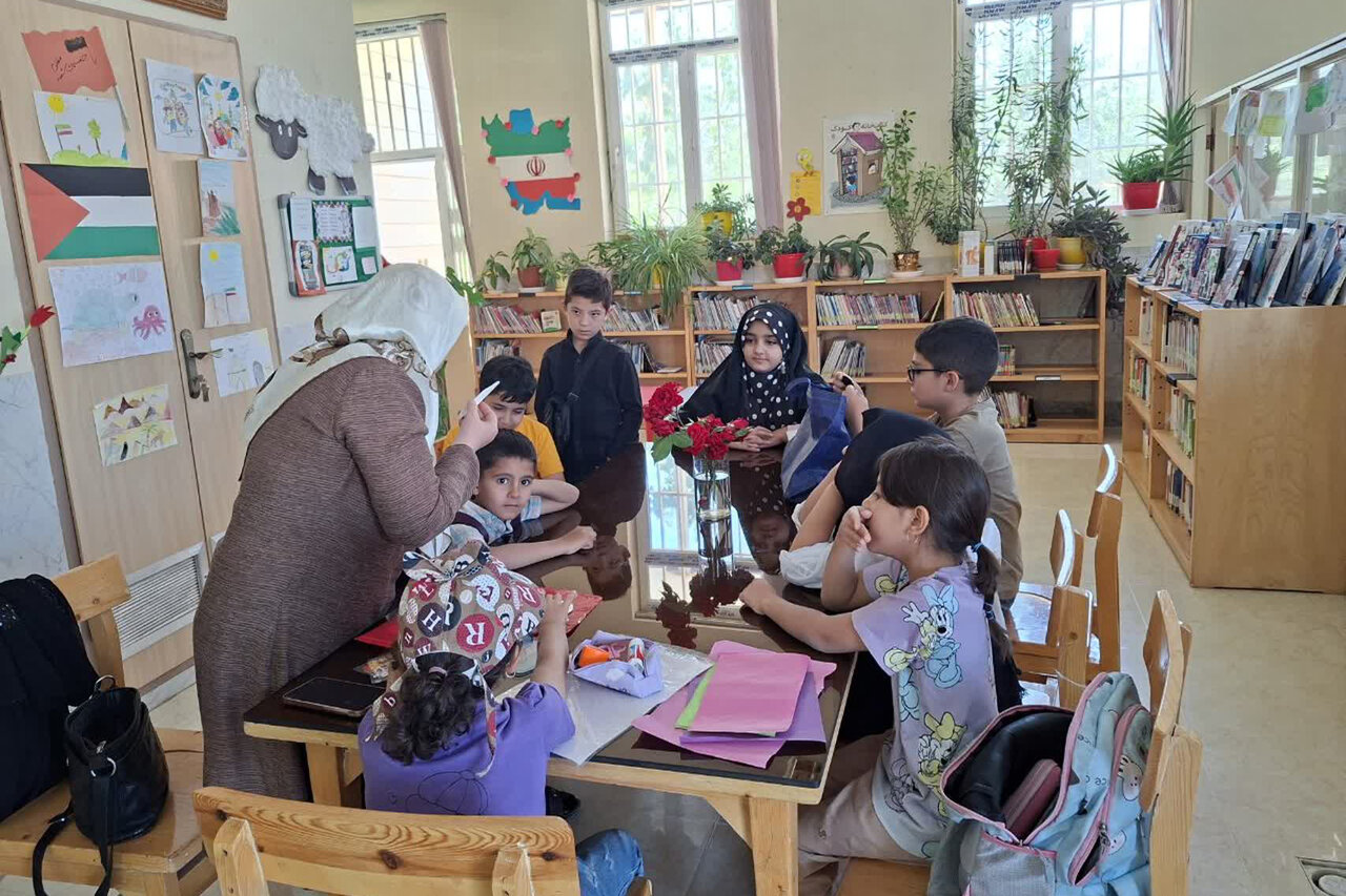 به استقبال تابستانی پرنشاط در کتابخانه واران روستای جاسب