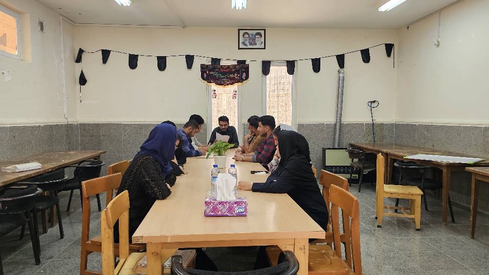 نجوای محرم در کتابخانه پیامبر اعظم (ص) تشان