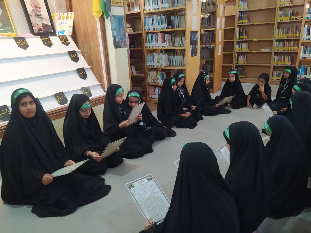 کتابخانه حاج رجبعلی عطری گلند رامیان میزبان آیین استقبال از ماه محرم شد