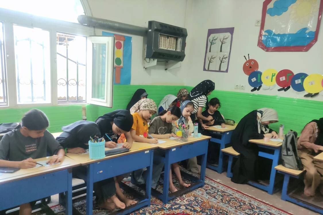 ویژهبرنامه نقاشی و رنگآمیزی با موضوع محرم در کتابخانه سرای اندیشه جلین گرگان برگزار شد