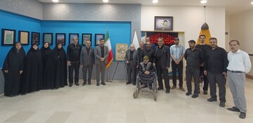 افتتاحیه نمایشگاه استاد مجاهدی