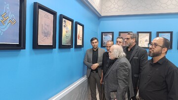 افتتاحیه نمایشگاه استاد مجاهدی