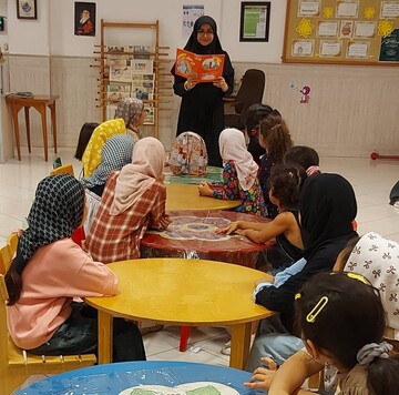 کلاس آموزشی کتابخانه علی بن موسی الرضا قم