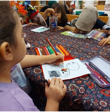 کلاس آموزشی کتابخانه علی بن موسی الرضا قم