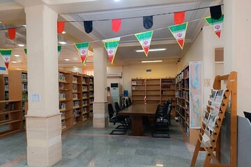 کتابخانه‌های عمومی استان بوشهر همزمان با محرم سیاه‌پوش شدند