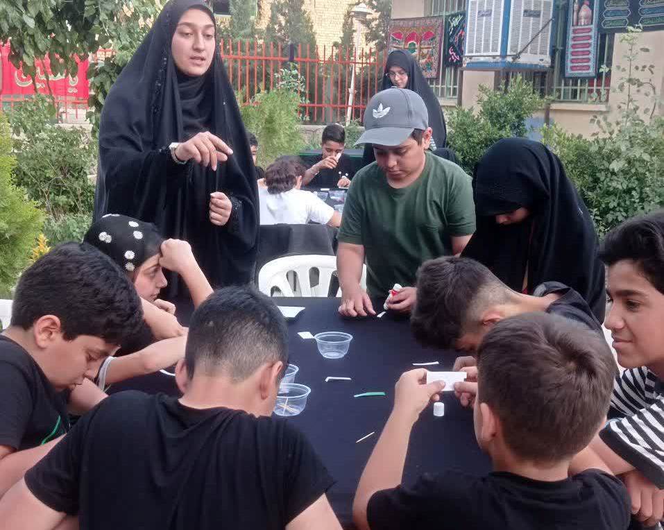 برگزاری موکب فرهنگی «نوگلان دروار» با محوریت یادبود شهید ماکان نصیری