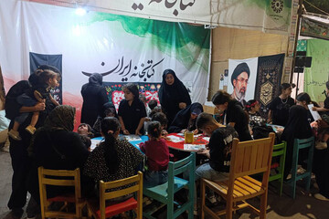 غرفه کتابخانه ایران در محرم