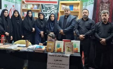 میز خدمت و برنامه‌های فرهنگی کتابخانه‌های عمومی پلدختر در تجمعات شبانه مردمی محرم