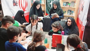 میز خدمت و برنامه‌های فرهنگی کتابخانه‌های عمومی پلدختر در تجمعات شبانه مردمی محرم