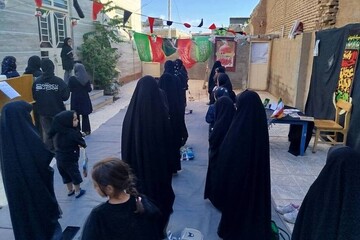 برپایی هیئت کوچک عاشورایی در کتابخانه علامه طباطبائی(ره) دشت