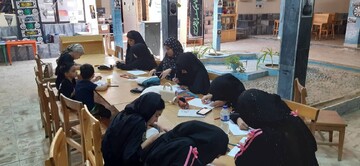فضاسازی، نقاشی و نشست کتابخوانی عاشورایی در کتابخانه علامه بحرالعلوم بروجرد