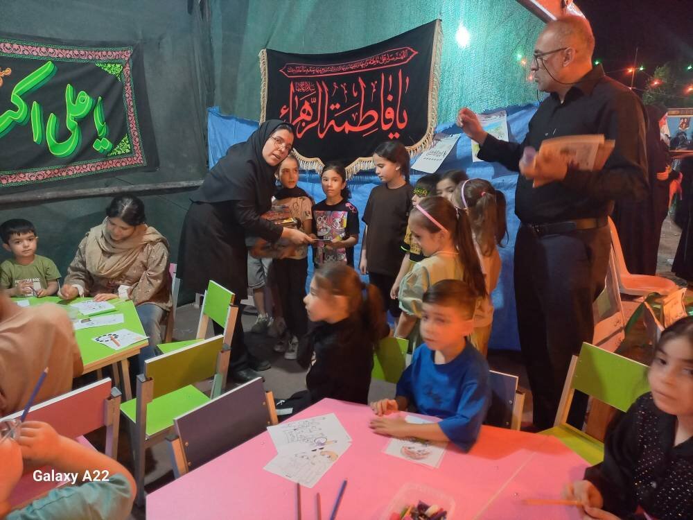 موکب کتابخوانی حسینی در نظرآباد برپا شد