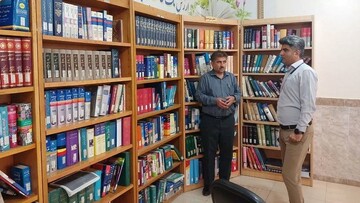 بازدید از کتابخانه ارمغان باغملک