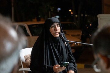 آیین سرخ کلمات در گلزار شهدای قزوین