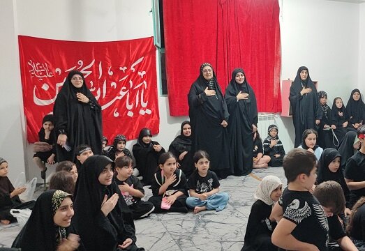 موکب عاشورایی کودکان و نوجوانان ماسال در دهه اول محرم