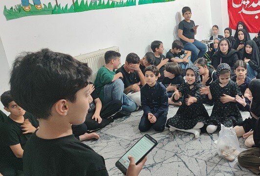 موکب عاشورایی کودکان و نوجوانان ماسال در دهه اول محرم