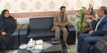 دیدار با فرماندار زهک