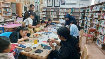 ویژه‌برنامه «در خیمه حسینیم؛ خون‌خواه و جان‌فداییم» در کتابخانه شیخ محمود مزدقانی مؤمن‌آباد برگزار شد