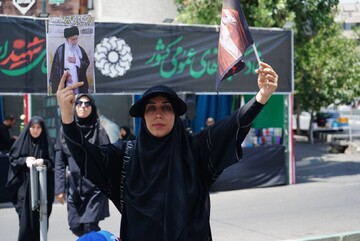 موکب نهاد کتابخانه‌های عمومی کشور در مراسم وداع و بدرقه رهبر شهید