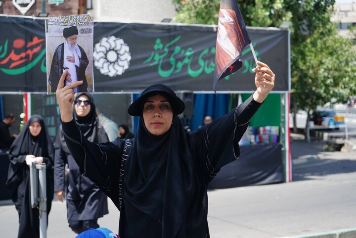 موکب نهاد کتابخانه‌های عمومی کشور در مراسم وداع و بدرقه رهبر شهید