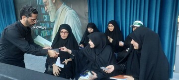 موکب نهاد کتابخانه‌های عمومی کشور در مراسم وداع و بدرقه رهبر شهید