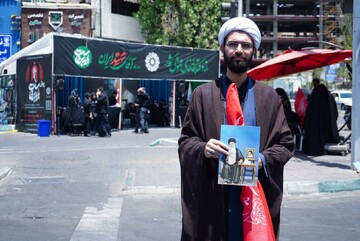 موکب نهاد کتابخانه‌های عمومی کشور در مراسم وداع و بدرقه رهبر شهید