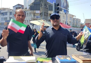 موکب نهاد کتابخانه‌های عمومی کشور در مراسم وداع و بدرقه رهبر شهید
