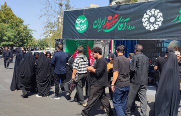 موکب نهاد کتابخانه‌های عمومی کشور در مراسم وداع و بدرقه رهبر شهید