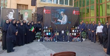 موکب نهاد کتابخانه‌های عمومی کشور در مراسم وداع و بدرقه رهبر شهید