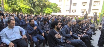 موکب نهاد کتابخانه‌های عمومی کشور در مراسم وداع و بدرقه رهبر شهید