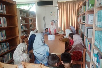 کتابخانه عمومی خیام آق‌قلا میزبان ویژه‌برنامه‌های کتاب‌محور عاشورایی شد