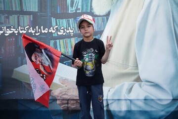 موکب نهاد کتابخانه‌های عمومی کشور در مراسم وداع و بدرقه رهبر شهید