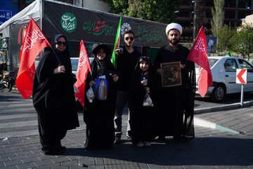 موکب نهاد کتابخانه‌های عمومی کشور در مراسم وداع و بدرقه رهبر شهید