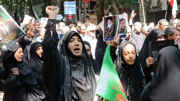حضور مدیرکل و کارکنان کتابخانه‌های عمومی لرستان در مراسم وداع آقای شهید ایران
