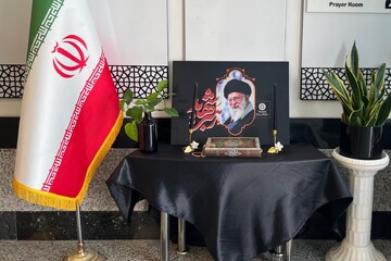 فضاسازی کتابخانه‌های عمومی خراسان رضوی در مراسم وداع و بدرقه رهبر شهید