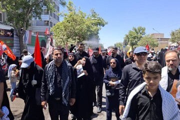 کتابداران خراسان رضوی در آیین وداع با «آقای شهید ایران» حضوری حماسی رقم زدند