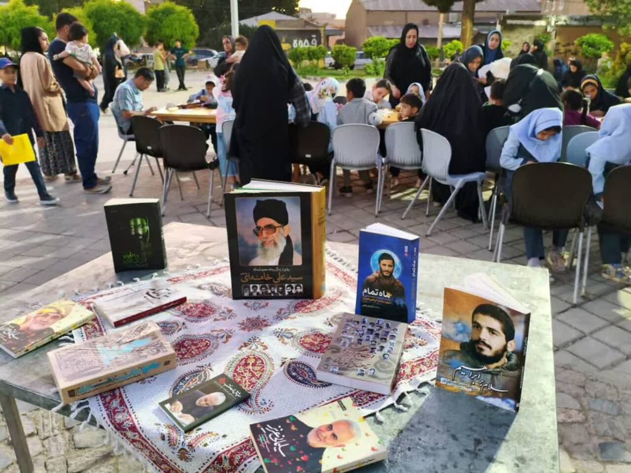 برپایی موکب فرهنگی هنری «صحنه تا سماء» در شهرستان نهاوند