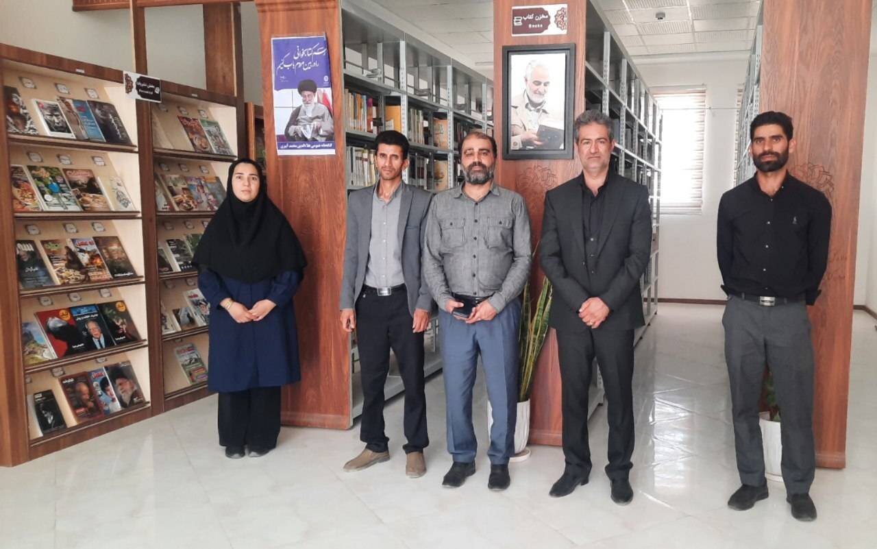 بازدید سرپرست ادارهکل کتابخانههای عمومی خراسان جنوبی از کتابخانههای شهرستان زیرکوه