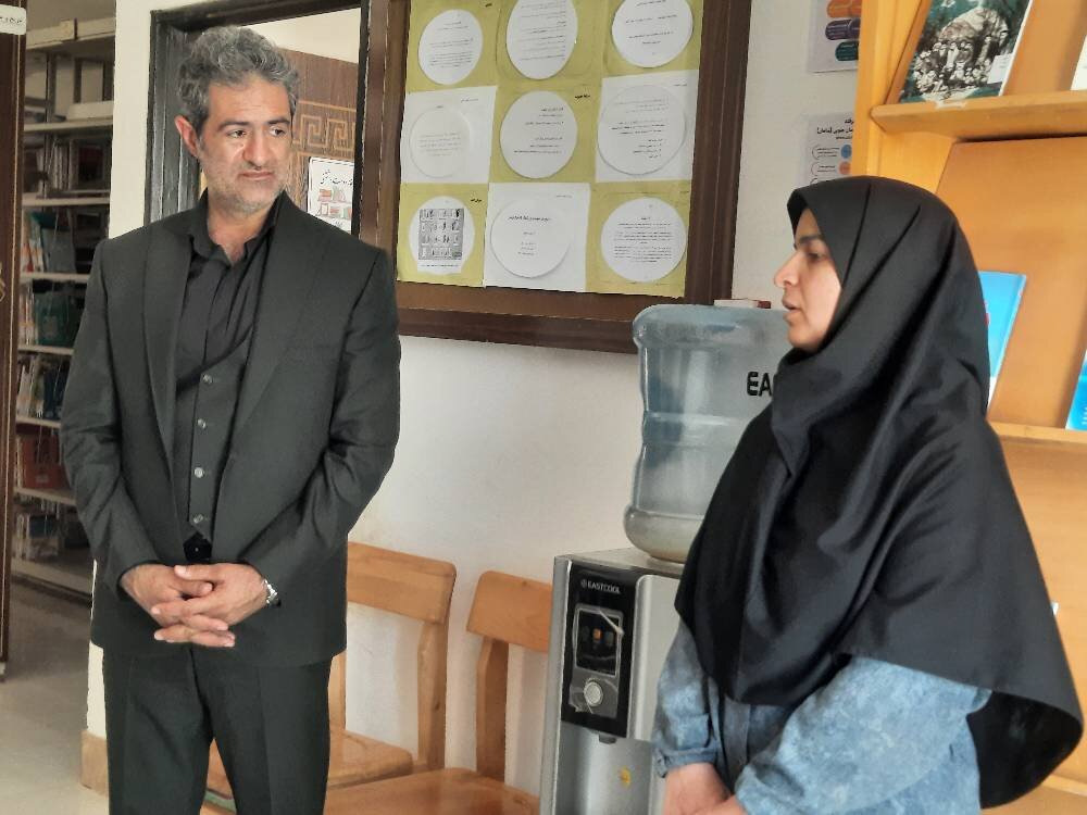 بازدید سرپرست اداره‌کل کتابخانه‌های عمومی خراسان جنوبی از کتابخانه‌های شهرستان زیرکوه