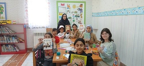 تابستانی پرنشاط برای کودکان و نوجوانان در کتابخانه عمومی حبیب الله امامی نمین