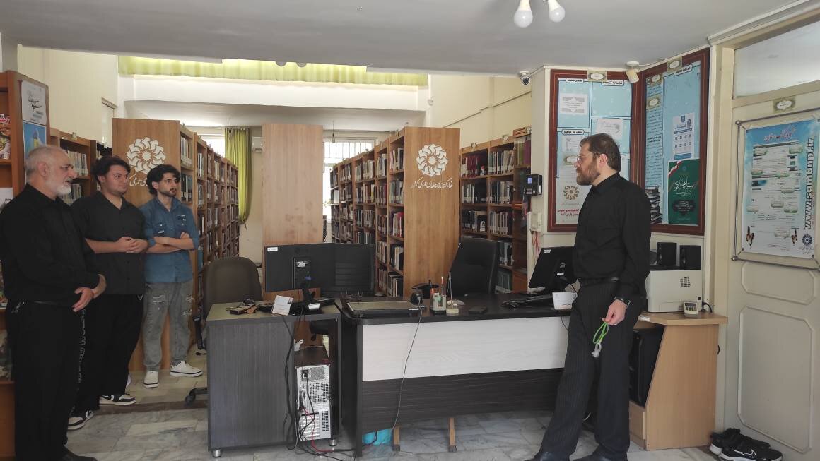 بازدید از کتابخانهها و پروژه کتابخانه ملاکندی پارسآباد
