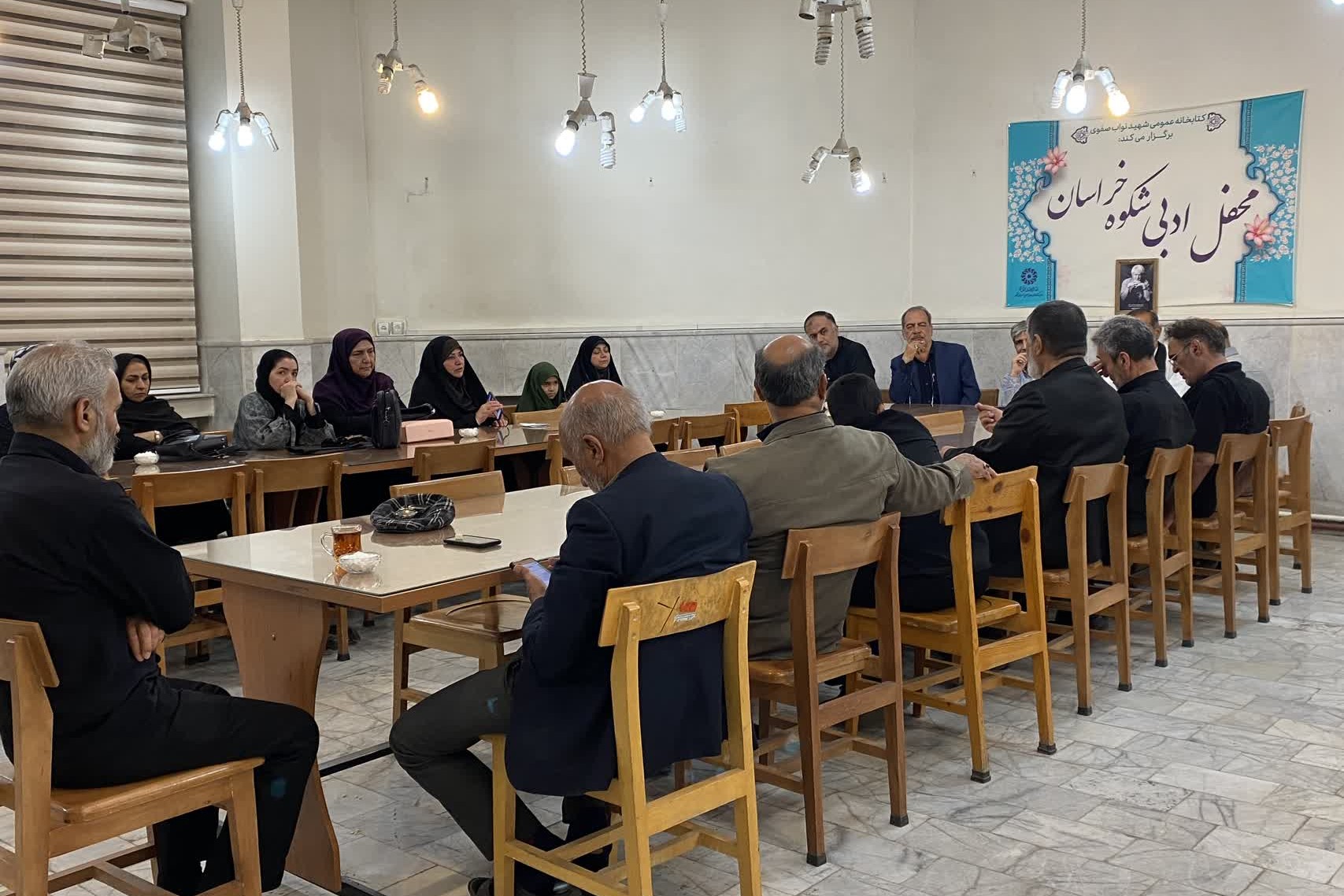 مدح خادم الرضا در محفل ادبی شکوه خراسان