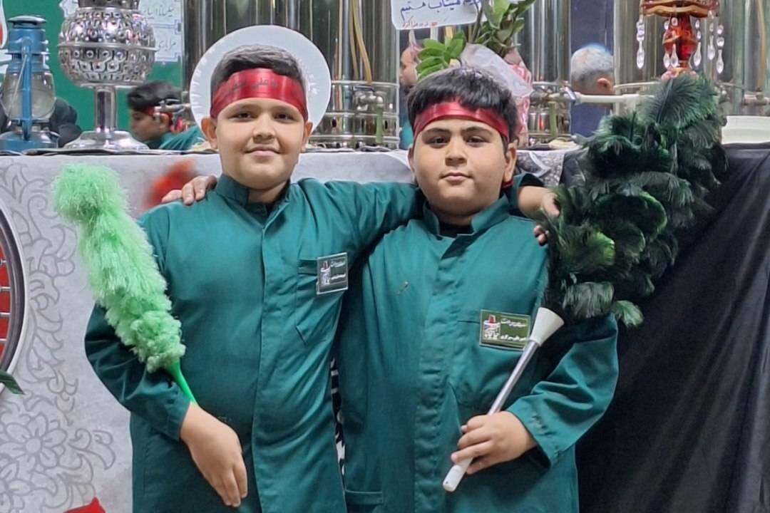 غرفه کودک موکب کتابخانه عمومی امام رضا(ع) علی‌آبادکتول برپا شد