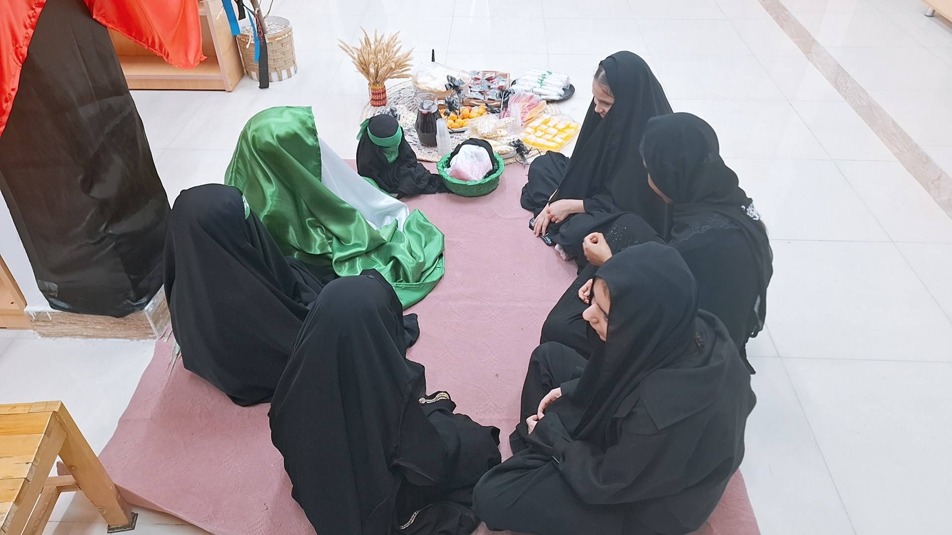 همزمان با ایام سوگواری شهادت حضرت رقیه (س) در خرمشهر برگزار شد