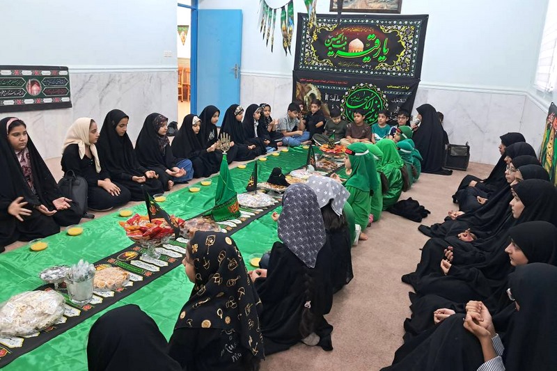 برگزاری آیین‌های سوگواری شهادت حضرت رقیه (س) در کتابخانه‌های استان بوشهر