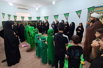 برگزاری آیین‌های سوگواری شهادت حضرت رقیه (س) در کتابخانه‌های انارستان، ریز و بنه‌گز